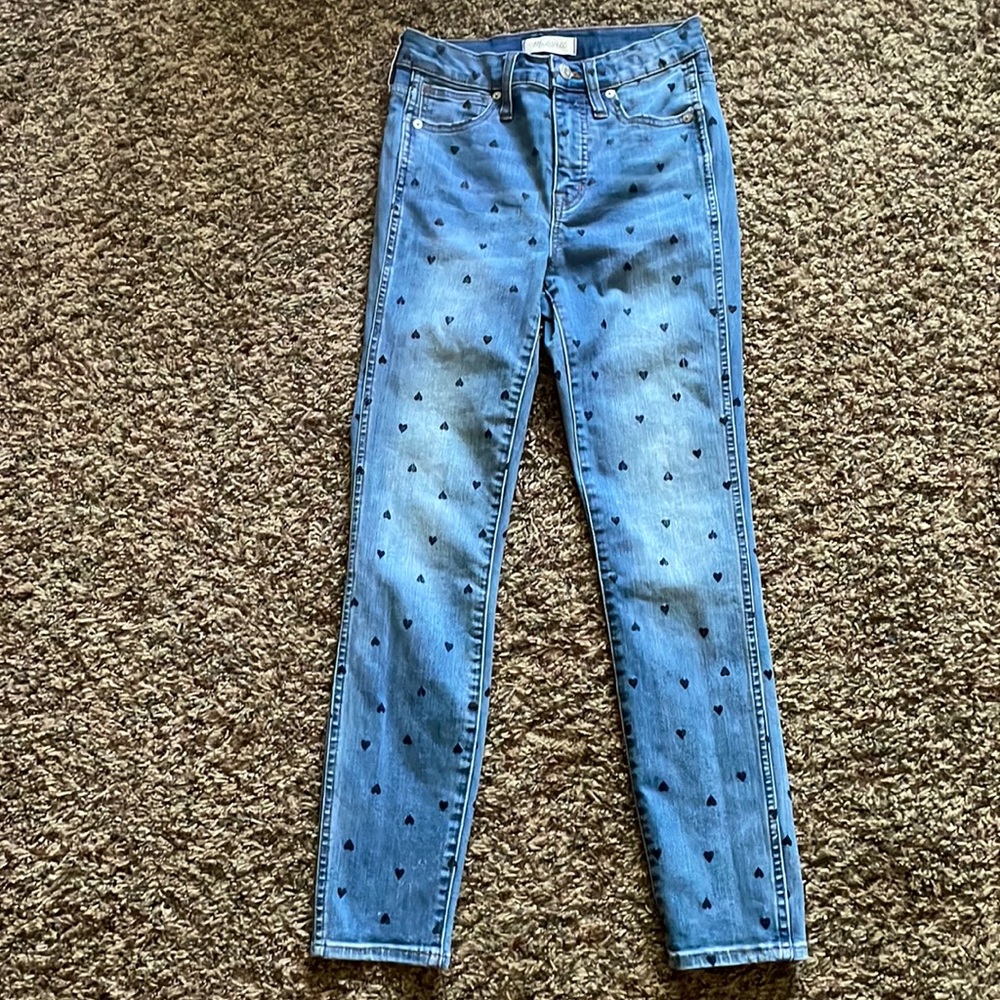 Madewell 10” High Rise Skinny jeans size 24